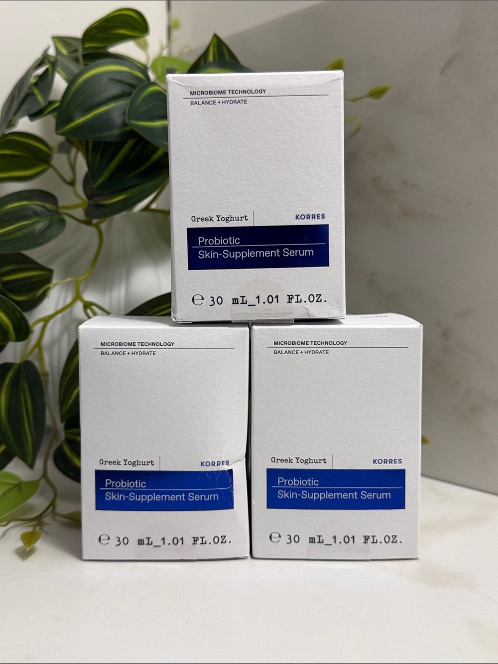 Korres Probiotic Skin-Supplement Serum - 3x large size (1.01 fl oz each)